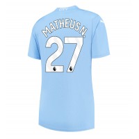 Manchester City Matheus Nunes #27 Heimtrikot Frauen 2023-24 Kurzarm